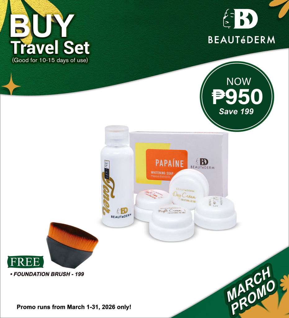 Beautederm Trial Set with Free Papaine Whitening Soap Big