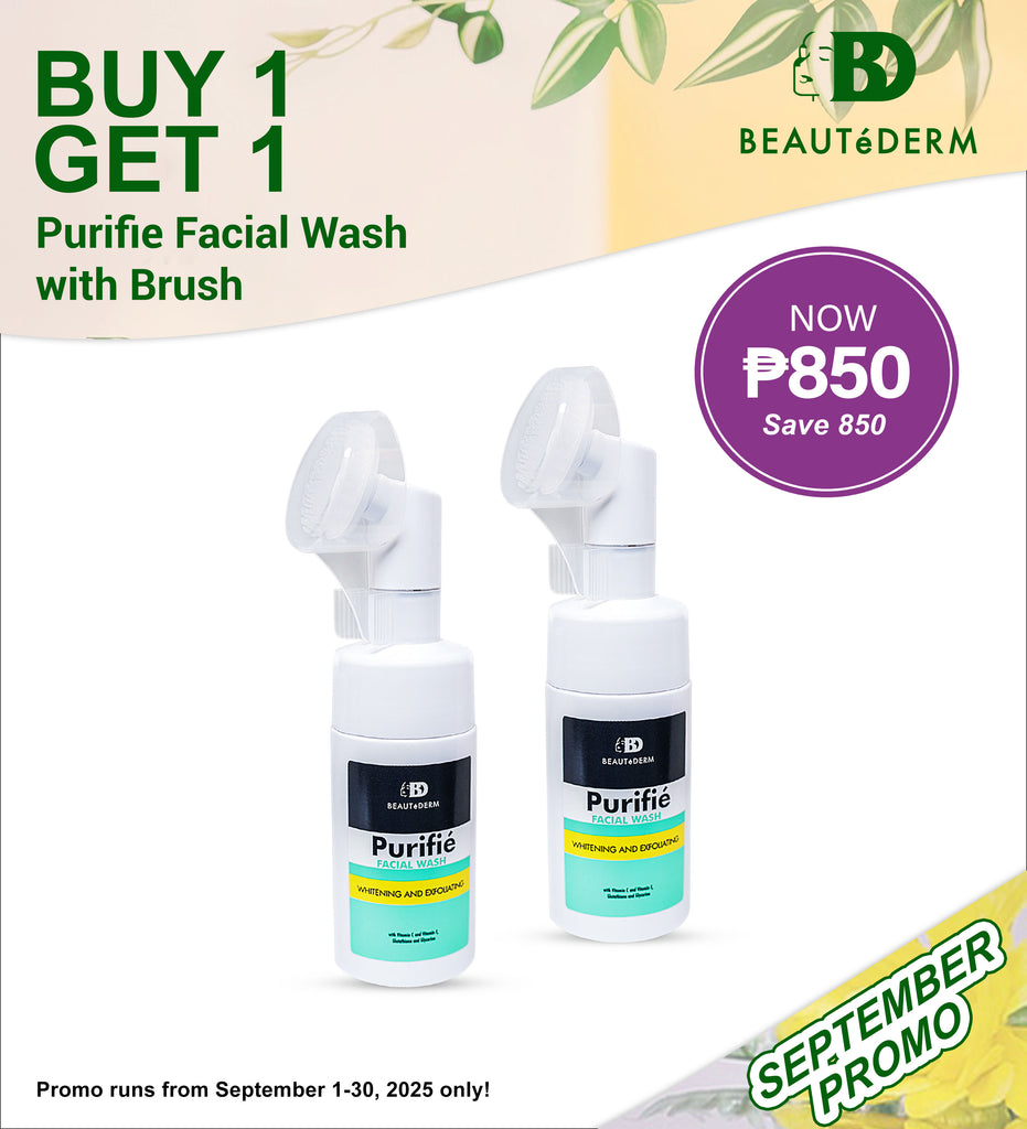 Buy 1 Take 1 Beautederm Purifie Facial Wash with Pump Brush