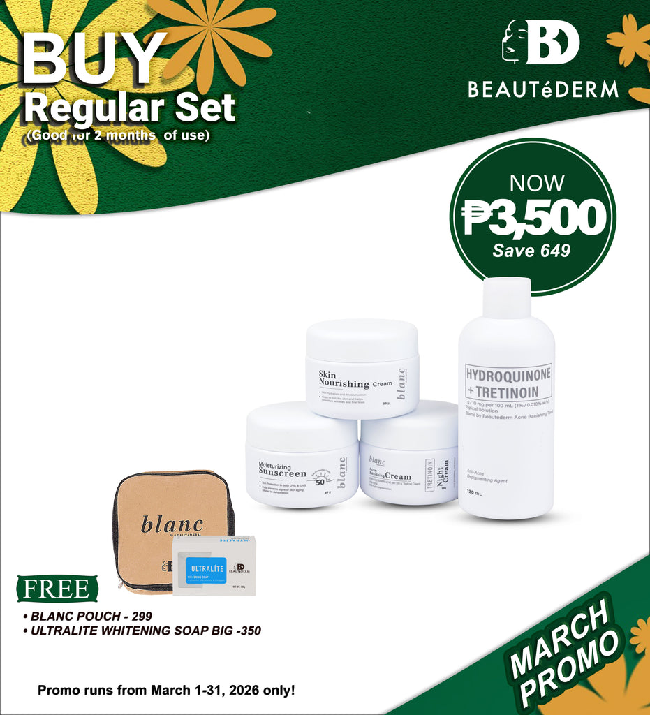Beautederm Blanc Set Promo with Free Blanc Pouch and Ultralite Whitening Soap Big