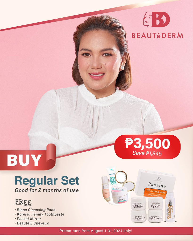 Beautederm Regular Set Promo Free Blanc Cleansing Pads, Cheveux Hair O –  BeauteQuest