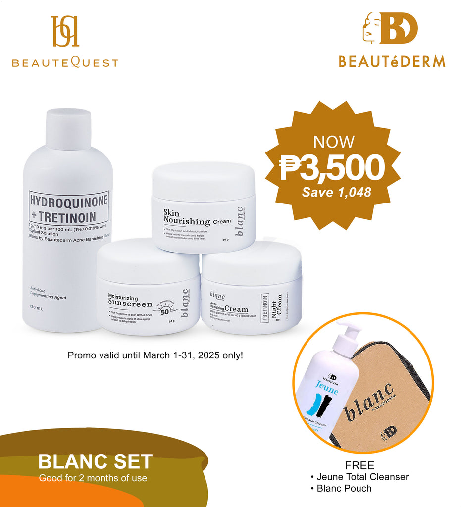 Beautederm Blanc Set + Free Pouch & Jeune Cleanser