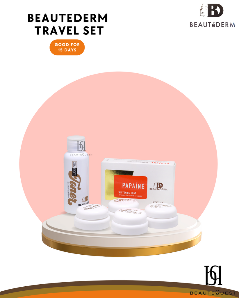 Beautederm Travel Set with Freebies