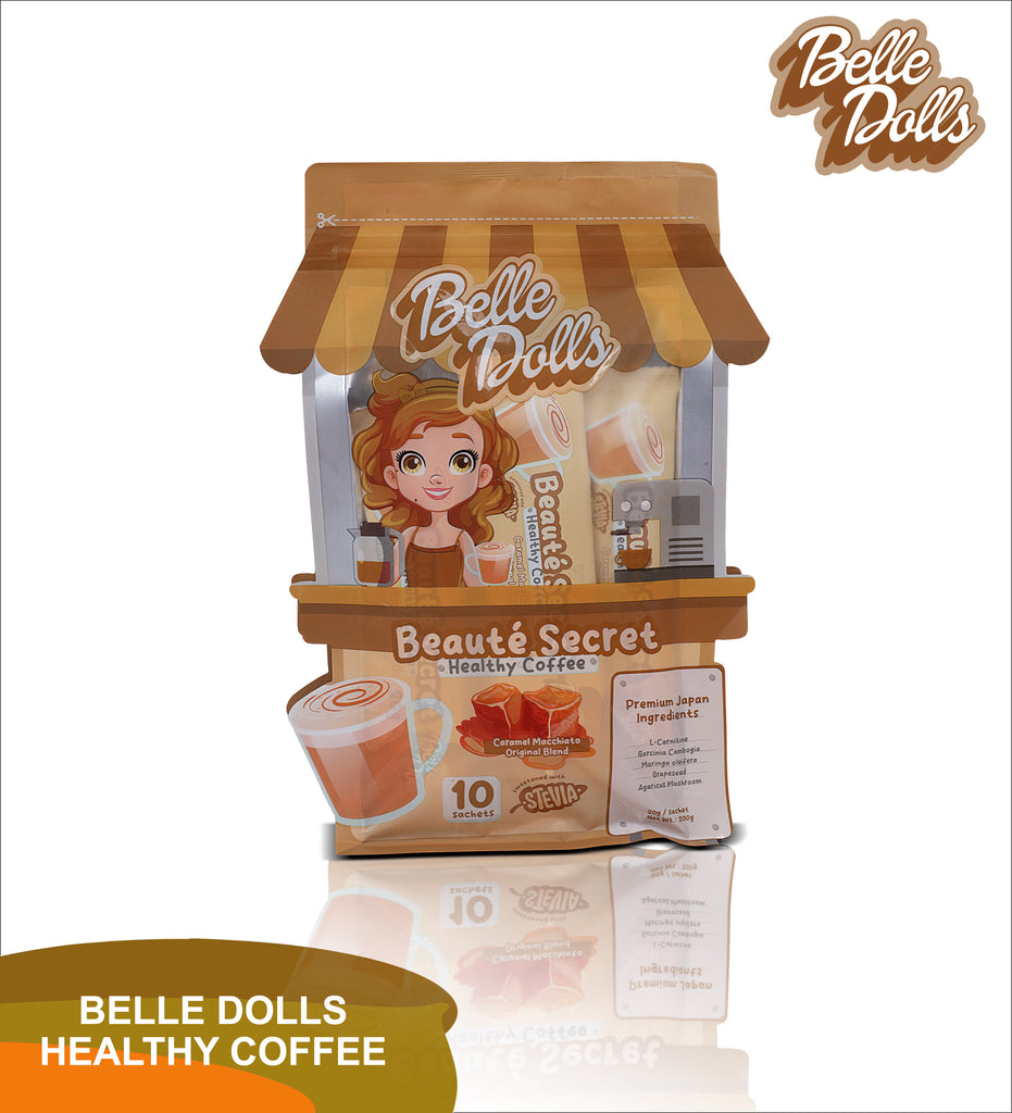 Belle Dolls Caramel Macchiato Healthy Coffee - 10 Sachets