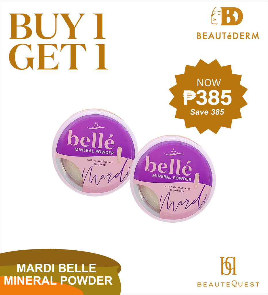 BUY 1 GET 1 Beautederm Mardi Belle Mineral Powder Face Powder