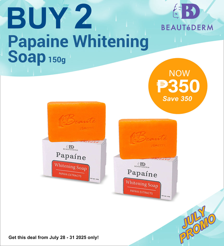 BUY 1 TAKE 1 PROMO Beautederm Papaine Whitening Facial Soap