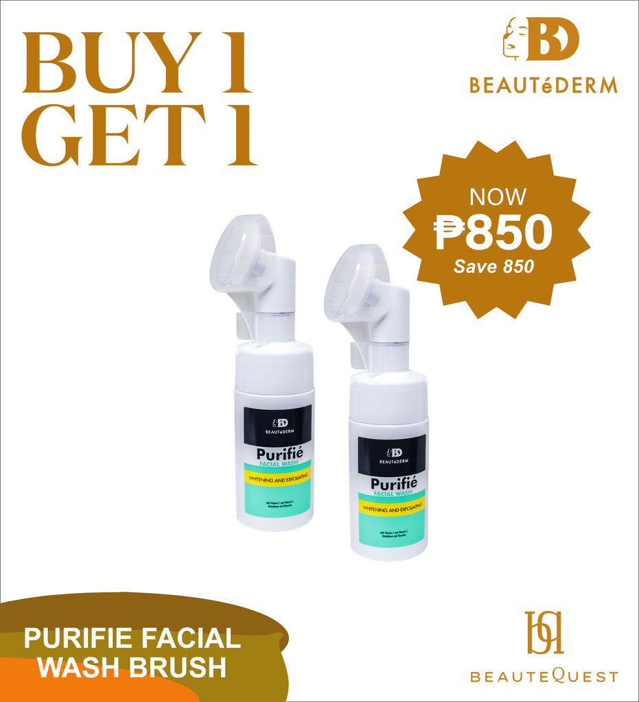 BUY 1 GET 1 Beautederm Purifie Facial Wash with Pump Brush