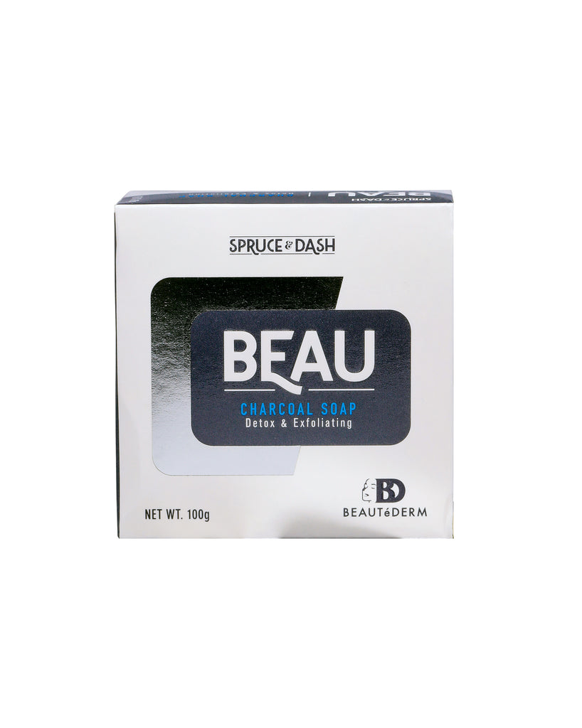 Beautéderm Beau Charcoal Soap Detox & Exfoliating 100g